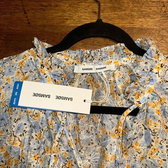 NWT Samsoe Samsoe Karookh Apricot Blossom Dress - Picture 8 of 9